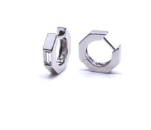 Charger l'image dans la galerie, eLiasz and eLLa Stellar CZ Hoop Earrings Silver