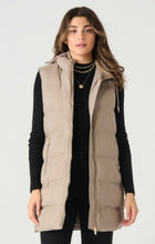 Load image into Gallery viewer, L DEX Hooded Puffer Vest
