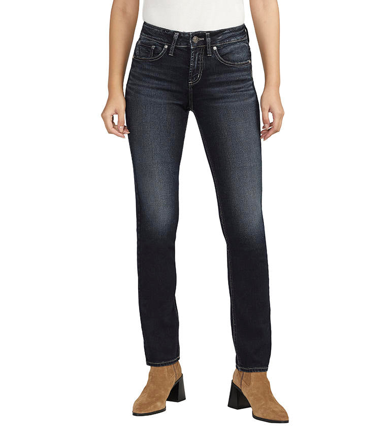 L Silver Suki Straight Jeans