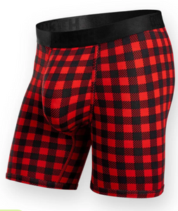 BN3TH Boxer Brief - Print Buffalo Check - Red