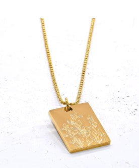 eLiasz and eLLa Wildflower Gold Necklace