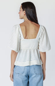 Dex Flutter Crochet Top