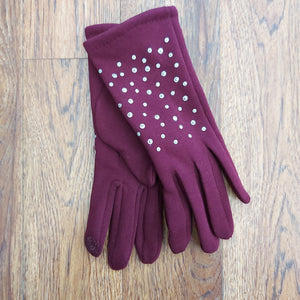 Ladies Gloves With Bling