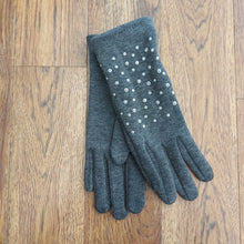 Load image into Gallery viewer, Ladies Gloves With Bling
