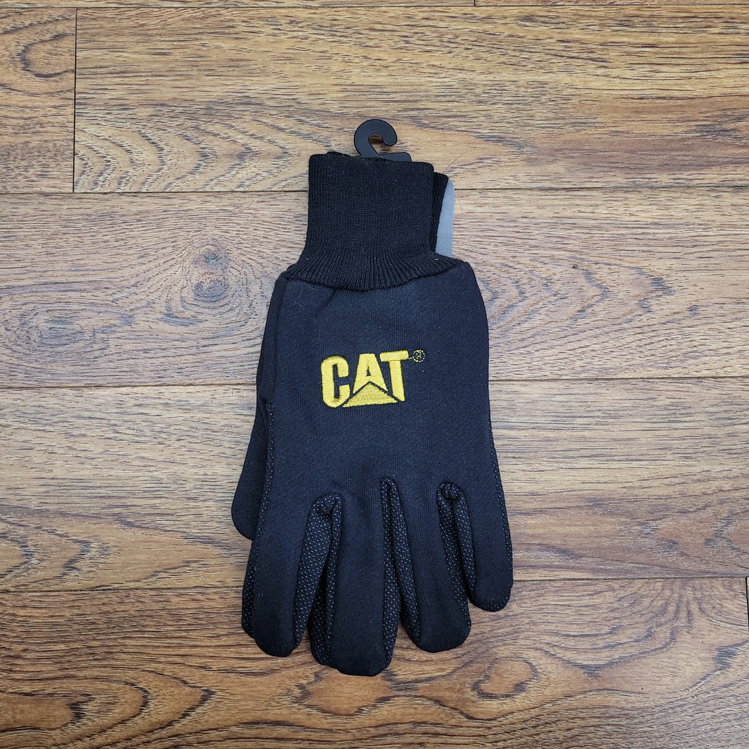 CAT Black Jersey Glove