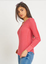 Load image into Gallery viewer, Dex Long Sleeve Waffle Top
