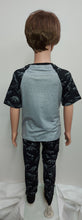 Load image into Gallery viewer, MID Boys Two Piece Set Tyrannosaurus PJs
