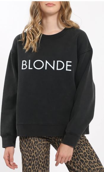 Brunette the Label Black Sweatshirt