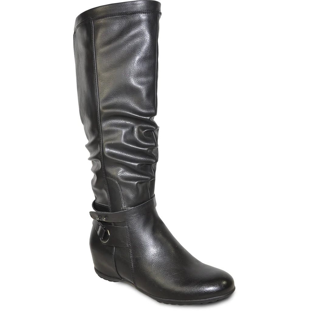 Vangelo Tall Boot With Strap Detail