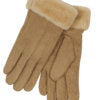 DKR Gloves With Faux Fur Trim