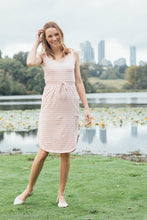 Load image into Gallery viewer, Papillon Sleeveless Striped Dress
