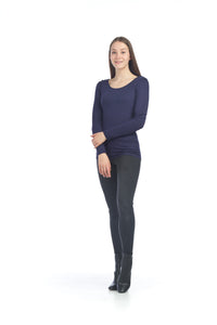 Papillon Long Sleeved Basic Stretch Top