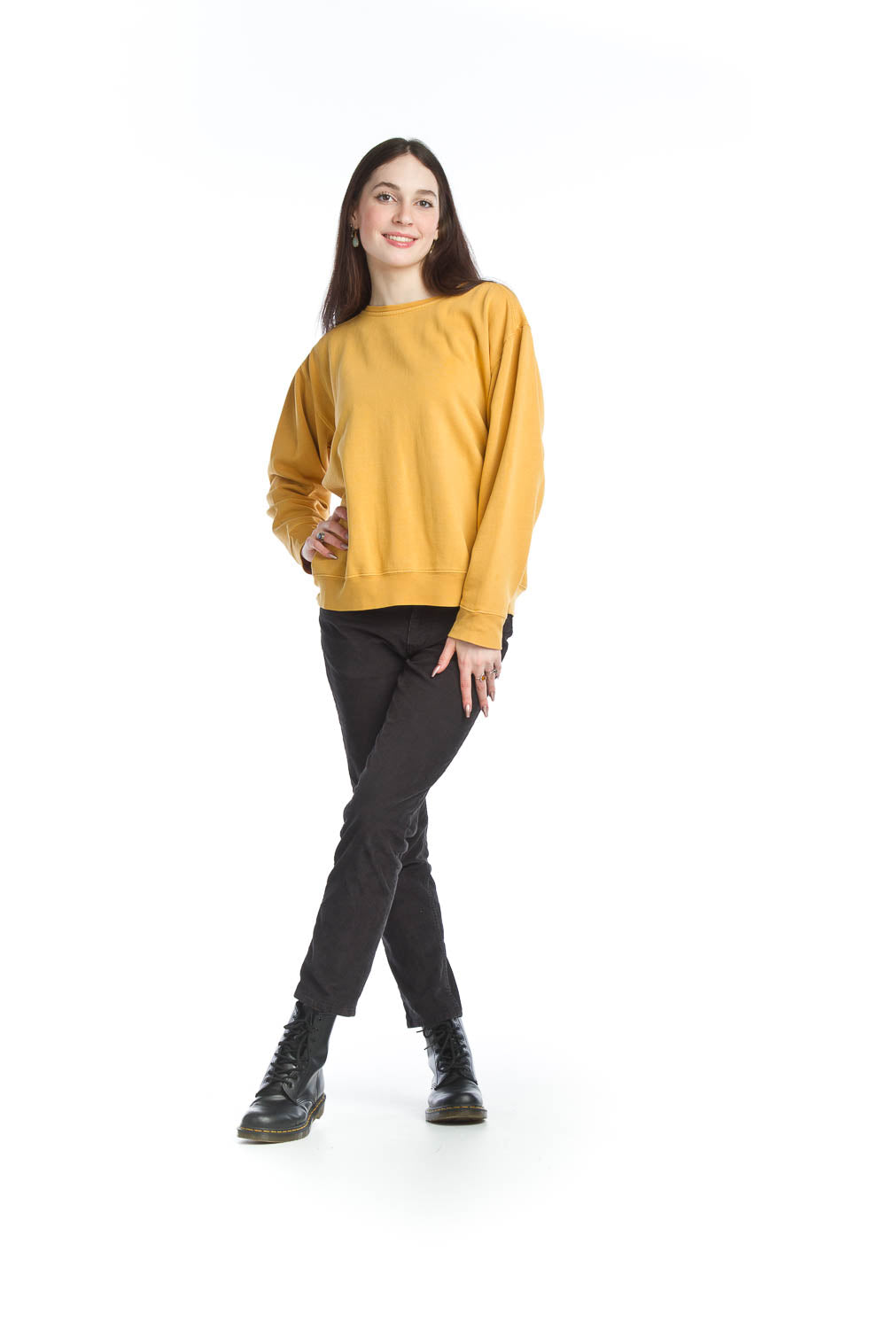 Papillon Solid Crewneck