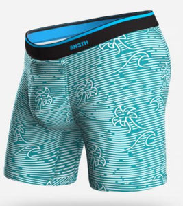 BN3TH Boxer Briefs - Linear Wave Turquoise
