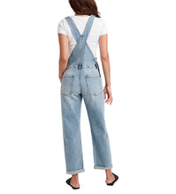 Load image into Gallery viewer, L Silver Jeans Baggy Overalls
