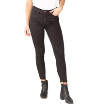 Load image into Gallery viewer, Silver High Note Skinny Jeans
