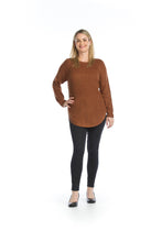 Load image into Gallery viewer, Papillon Long Sleeve Knit Sweater With Zipper
