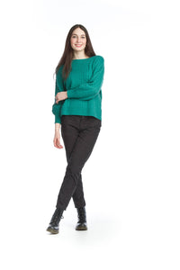 Papillon Ribbed Cable Knit Sweater
