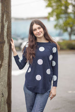 Load image into Gallery viewer, Papillon Sparkle Polka Dot Sweater

