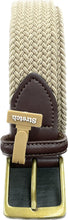 Load image into Gallery viewer, Custom Leather Stretch Woven Belt

