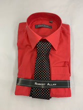 Load image into Gallery viewer, Robert Allan Dress Shirt &amp; Tie 7-20

