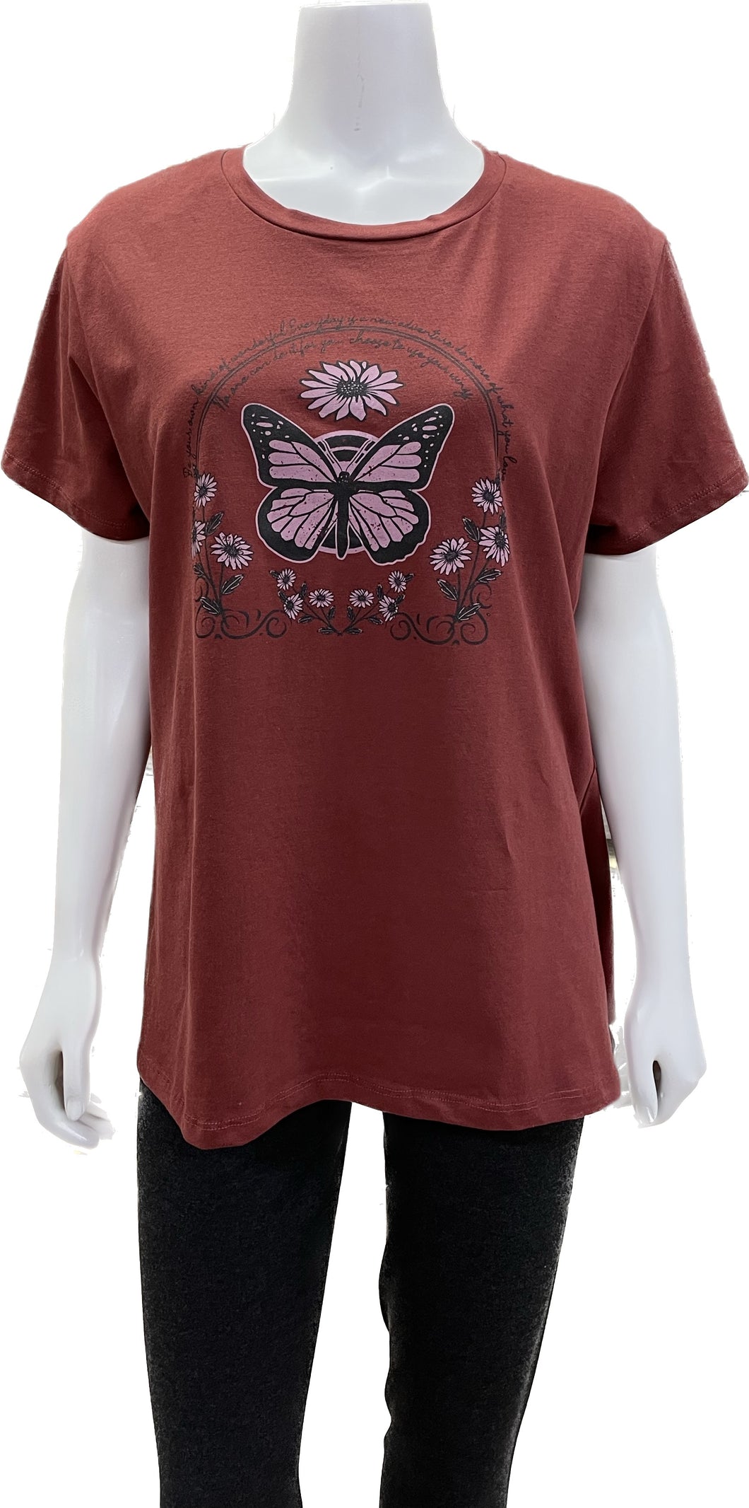 Nass Tee With Butterfly