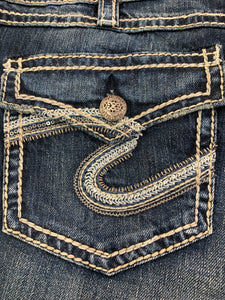 Silver Jean Plus Pioneer Flap Mid Straight