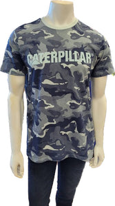 M Cat Blue Camo Tee