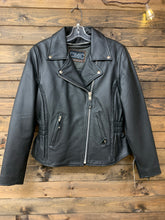 Load image into Gallery viewer, Canadian Motorcycle Co Leather Jacket Elastic Waist
