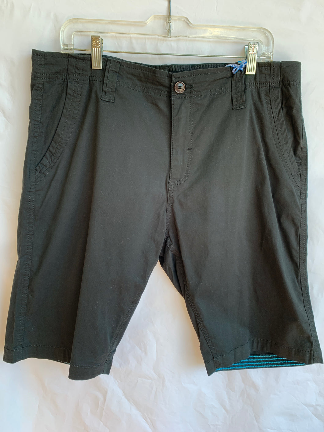 Projek Raw Flat Front Shorts Black