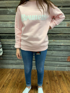 Brunette the Label Cursive Core Sweatshirt