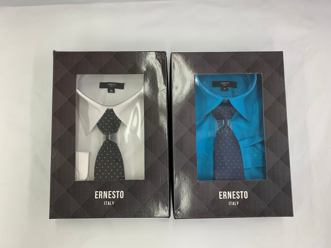 Ernesto Italy Boxed Dress Shirt