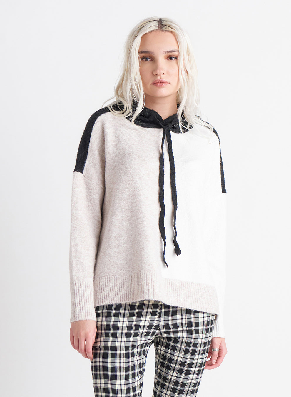 Dex Colorblock Hooded Sweater